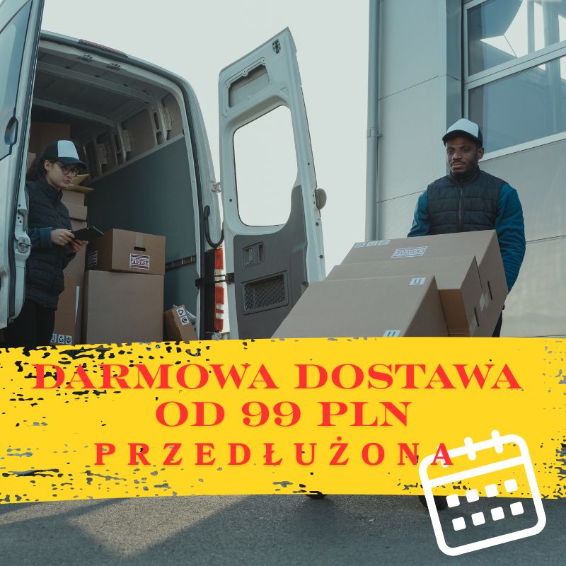Darmowa dostawa od 99 zł – przedłużona do końca 2025 roku!