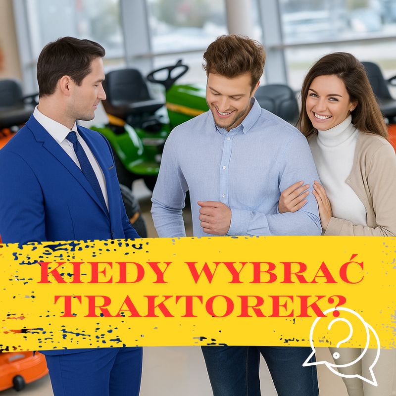 Traktorek ogrodowy czy kosiarka? Sprawdź, co naprawdę się opłaca.