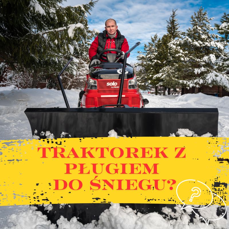 Traktorek ogrodowy zimą – czy pług do odśnieżania naprawdę ma sens?